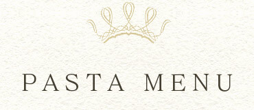 PASTA MENU