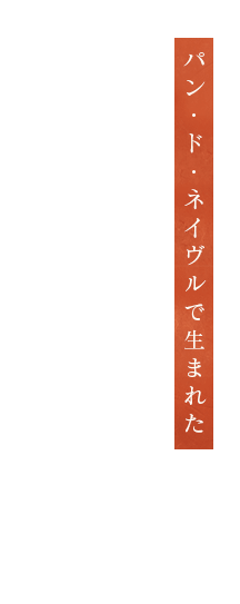 パン・ド・ネイヴルで生まれた